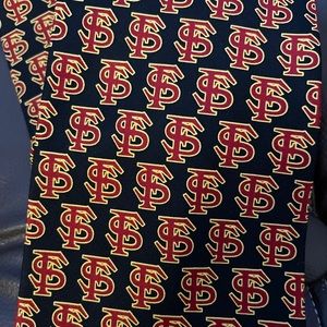 FSU  Neck Tie Seminole Warrior Florida State University